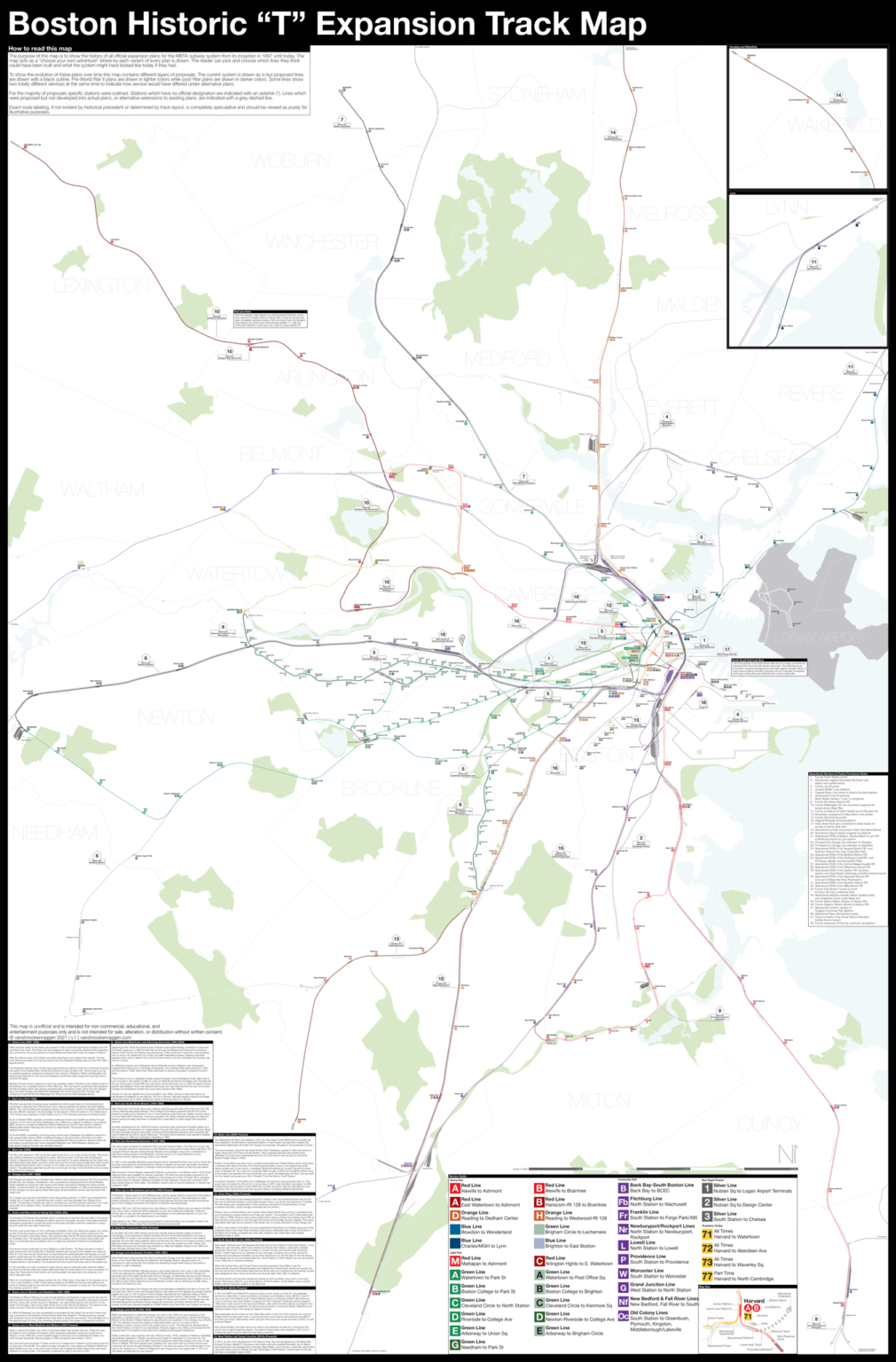 Boston Historic "T" Expansion Track Map - Image 2