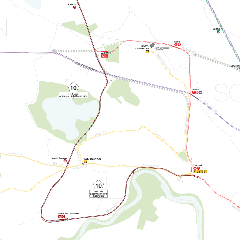 Boston Historic "T" Expansion Track Map - Image 4