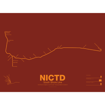 NICTD South Shore Line Poster